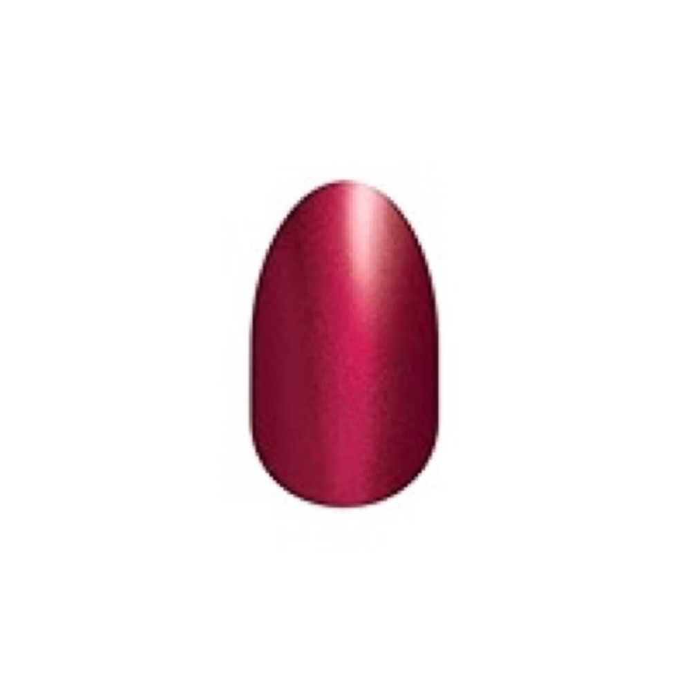 Color Street VENETIAN VELVET Deep Scarlet Red Shimmer Solid Nail Strips Set
